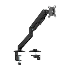 Aisens Soporte de Mesa Eco con Contrapeso Giratorio e Inclinable para Monitor/TV de 17-32" - 1 Brazo y 3 Pivotes - Peso mÃ¡ximo 9Kg - Color Negro