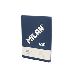 Milan 430 Since 1918 Planificador Semanal y Mensual Formato Libreta Encolada - Papel de 95gr/mÂ² - Color Azul
