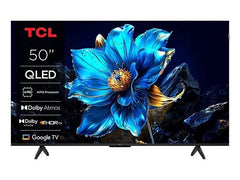 TCL 50T69C Televisor Smart TV 50" QLED UltraHD 4K HDR - Google TV - WiFi, HDMI, USB 3.0, Ethernet, Bluetooth - VESA 200x200mm
