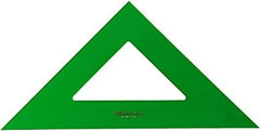 Faber-Castell Escuadra Tecnica 25cm - Sin Graduacion - Color Verde Transparente