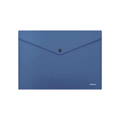 Erichkrause Fizzy Classic Sobre Portadocumentos A4 - Fabricado en Plastico Opaco - Textura Rugosa - Color Azul