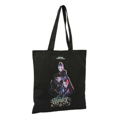 Safta K-Pop Demon Hunters Warriors Tote Bag Bolsa de Tela - Asas de Mano - 38x42cm - Color Negro