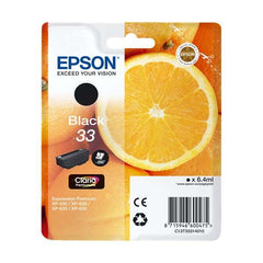 Epson T3331 (33) Cartouche d'encre noire originale - C13T33314012