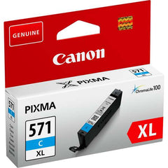 Canon CLI571XL Cyan Original Ink Cartridge - 0332C001