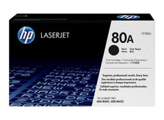 Cartouche de toner noir authentique HP CF280A - 80A