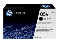 Cartucho de toner preto original HP CE505A - 05A