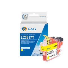 G&amp;G Brother LC3217 Amarillo Generic Ink Cartridge - Replace LC3217Y