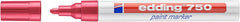 Edding 750 Rotulador Permanente - Punta Redonda - Trazo entre 2 y 4 mm. - Tinta Opaca - Secado Rapido - Color Rojo