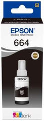 Epson T6641 Bouteille d'encre noire originale - C13T664140