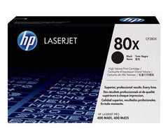 Cartouche de toner noir authentique HP CF280X - 80X