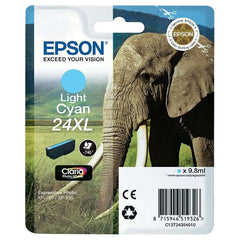 Epson T2435 (24XL) Cartouche d'encre originale cyan clair - C13T24354012