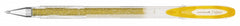 Uni-ball Signo Sparkling UM-120SP Boligrafo de Tinta Gel - Punta de Bola 1mm - Tinta Pigmentada Resistente al Agua y Luz - Efecto Purpurina - Color Oro