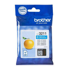 Brother LC3211 Cyan Original Ink Cartridge - LC3211C