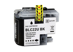 Cartucho de tinta genérico preto Brother LC22U - substitui LC22UBKBP