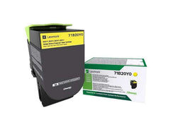 Lexmark CS317/CS417/CS517/CX317/CX417/CX517 Amarillo Cartucho de Toner Original - 71B20Y0/71B0040