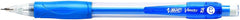 Bic Velocity Portaminas 0.7mm HB con Goma - Zona Grip - Larga Duracion - Cuerpo de Colores Surtidos