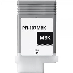 Cartucho de tinta pigmentada genérico Canon PFI107 preto fosco - substitui PFI107MBK/6704B001