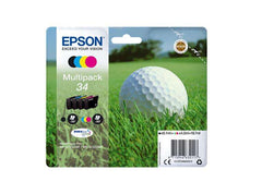 Epson T3466 Pack de 4 Cartouches d'encre Originales - C13T34664010