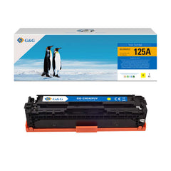 G&amp;G HP CB542A/CE322A/CF212A Amarillo Generic Toner Cartridge - Replaces 125A/128A/131A