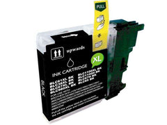 Cartucho de tinta genérico preto Brother LC980XL/LC1100XL/LC985XL - Substitui LC980BK/LC1100BK/LC985BK