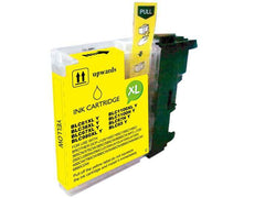 Cartucho de tinta genérico amarelo Brother LC980XL/LC1100XL/LC985XL - substitui LC980Y/LC1100Y/LC985Y