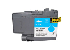 Brother LC3237 Cyan Generic Pigment Ink Cartridge - Replace LC3237C