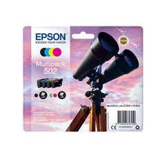 Epson 502 Pacote de 4 cartuchos de tinta originais - C13T02V64010