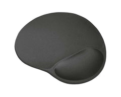 Trust BigFoot Alfombrilla Raton Ergonomica - ReposamuÃ±ecas de Gel - Medidas 23.6x20.5x1.6 cm - Color Negro