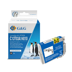 Cartucho de tinta pigmentada genérico preto G&amp;G Epson 603XL - substitui C13T03A14010/C13T03U14010