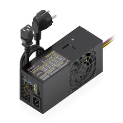 Aisens ASPC-500TFX-PSEBK Fuente de Alimentacion 500W TFX - Ventilador 80mm - OEM - Cable de Alimentacion Incluido - Color Negro