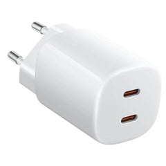 Xiaomi 45W Nano  Turbo Charging Power Adapter Cargador GAN de Pared para Smartphone - 2xUSB-C - Carga Rapida - Color Blanco