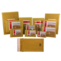 Bismark Envelope Almofadado Kraft Nº15 220x265mm - Revestimento Interior em Película de Bolhas de Ar - Fecho Autoadesivo - Ideal para Envios com Alta Proteção