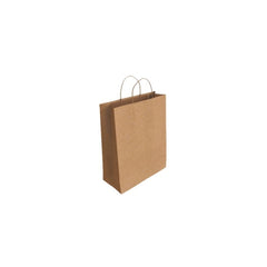 Bismark Saco de Papel Kraft - Medidas 24x8x18cm - Cor Castanho