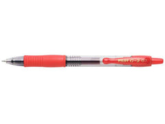 Pilot G2 Stylo Gel Roller Rétractable - Rechargeable - Pointe Bille Ronde 0.7mm - Trait 0.32mm - Grip Ergonomique - Couleur Rouge