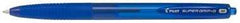 Pilot Boligrafo de Bola Retractil SuperGrip G - Punta Redonda 1.0mm - Trazo 0.4mm - Tinta de Aceite - Grip Ergonomico - Color Azul