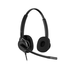 HP Poly Mission 425 Classic Auriculares con Microfono - Almohadillas Acolchadas - Controles en Cable