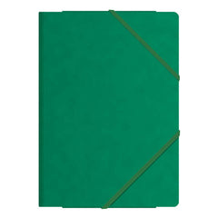 Dohe Carpetas de Gomas con Tres Solapas - Tamaño Folio - Cartulina de Primera Calidad - Plastificadas - Cierre de Gomas Planas
