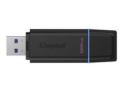 Kingston DataTraveler Exodia Memoria USB 128GB - USB 3.2 Gen 1 - Con Tapa - Enganche para Llavero - Color Negro (Pendrive)
