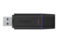 Kingston DataTraveler Exodia Memoria USB 512GB - USB 3.2 Gen 1 - Con Tapa - Enganche para Llavero - Color Negro (Pendrive)