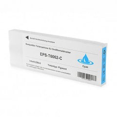 Cartucho de tinta pigmentada genérico Epson T6062 ciano - substitui C13T606200