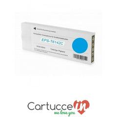 Cartouche d'encre pigmentée générique cyan Epson T6142 - Remplacement C13T614200