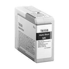 Cartucho de tinta pigmentada genérico Epson T8508 preto fosco - substitui C13T850800