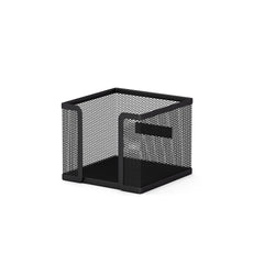 ErichKrause Compass Desktop Memo Holder - Metal Mesh - 99x99x80mm - Black