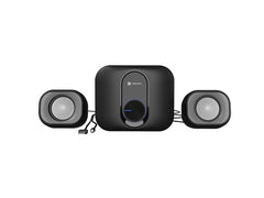 Natec Pug Altavoces 2.1 11W RMS - Diseño Compacto con Subwoofer Dedicado - Alimentación USB - Plug and Play - Color Negro
