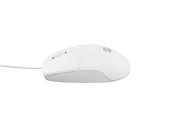 Natec Ruff 2 Raton Optico - 1000 dpi - Cable de 1,5 mtrs - 3 Botones - Color Blanco