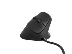 Natec Crake 2 Pro Raton Optico Vertical - 12.800 dpi - Programable - Ergonomico - Ilumincacion RGB Personalizable - Color negro