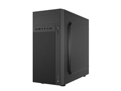 Natec Helix USB-C Caja Mini Torre MiniATX - Compatible Micro-ATX y Mini-ITX - 1xUSB-C, 2xUSB 3.0, 2xUSB2.0 y 2xMiniJack - Color Negro