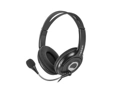Natec Bear 2 Auriculares Diadema con Microfono - MiniJack de 3,5 mm - Control de Volumen Integrado - Color Negro