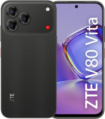 ZTE Blade V80 Vita Smartphone 6.75" Screen - 4 GB RAM - 256 GB - 120 Hz - 50 MP Camera - 5000 mAh Battery - Black