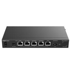 Ruijie RG-EG406XS-P Router Gestionado - 6 Puertos - 5x Ethernet 2.5Gbps - SFP+ - 4x PoE+ 110W - Gestion en la Nube - Color Negro